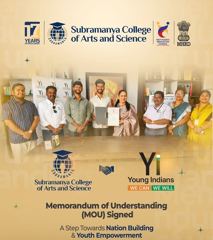 MOU Signing between SCAS and Young India